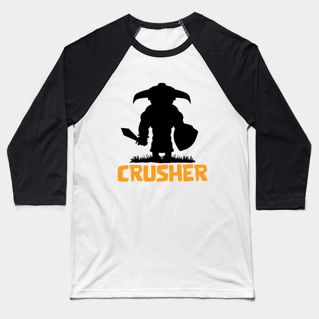 Crusher Baseball T-Shirt by Marshallpro